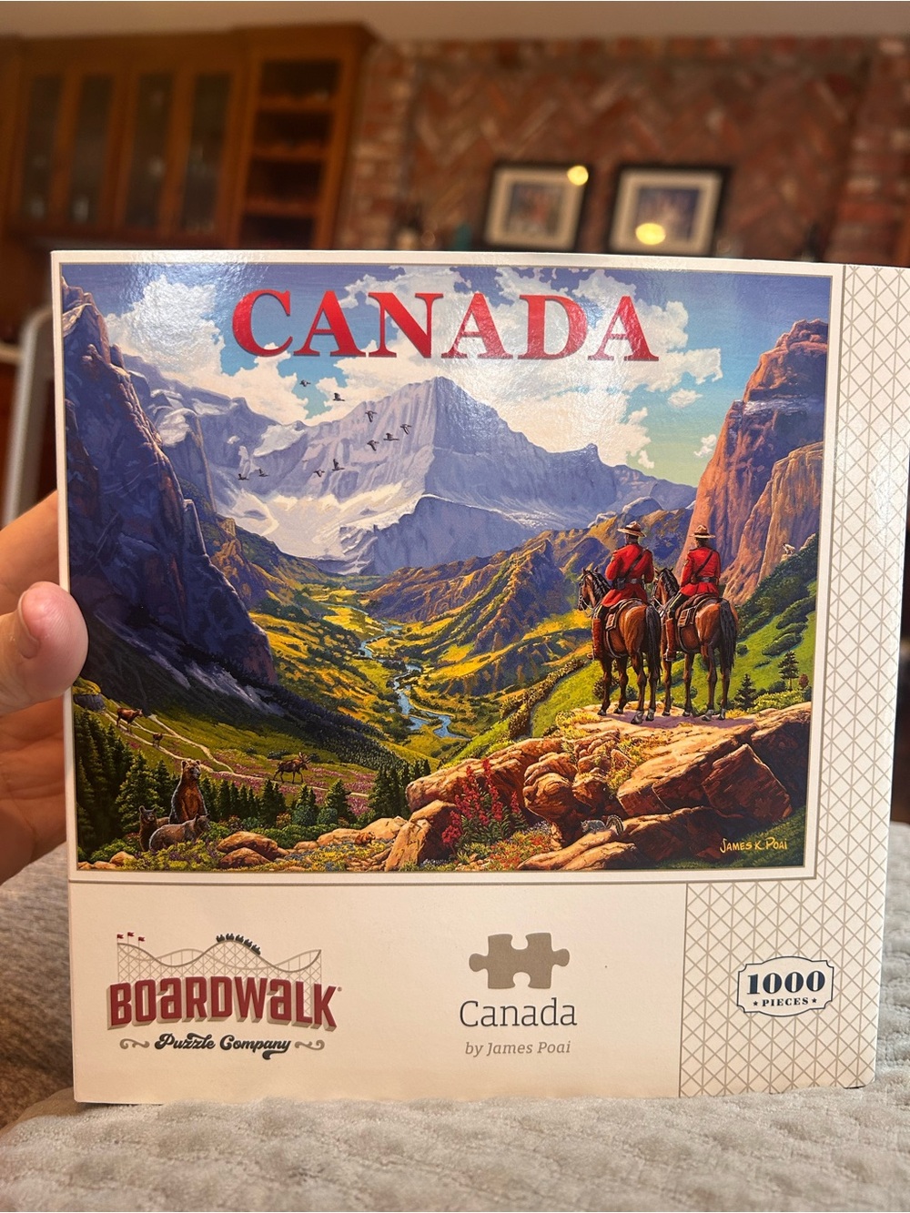 Canada 1000-Piece Puzzle Countries Collection — Multicolor Scenic Edition